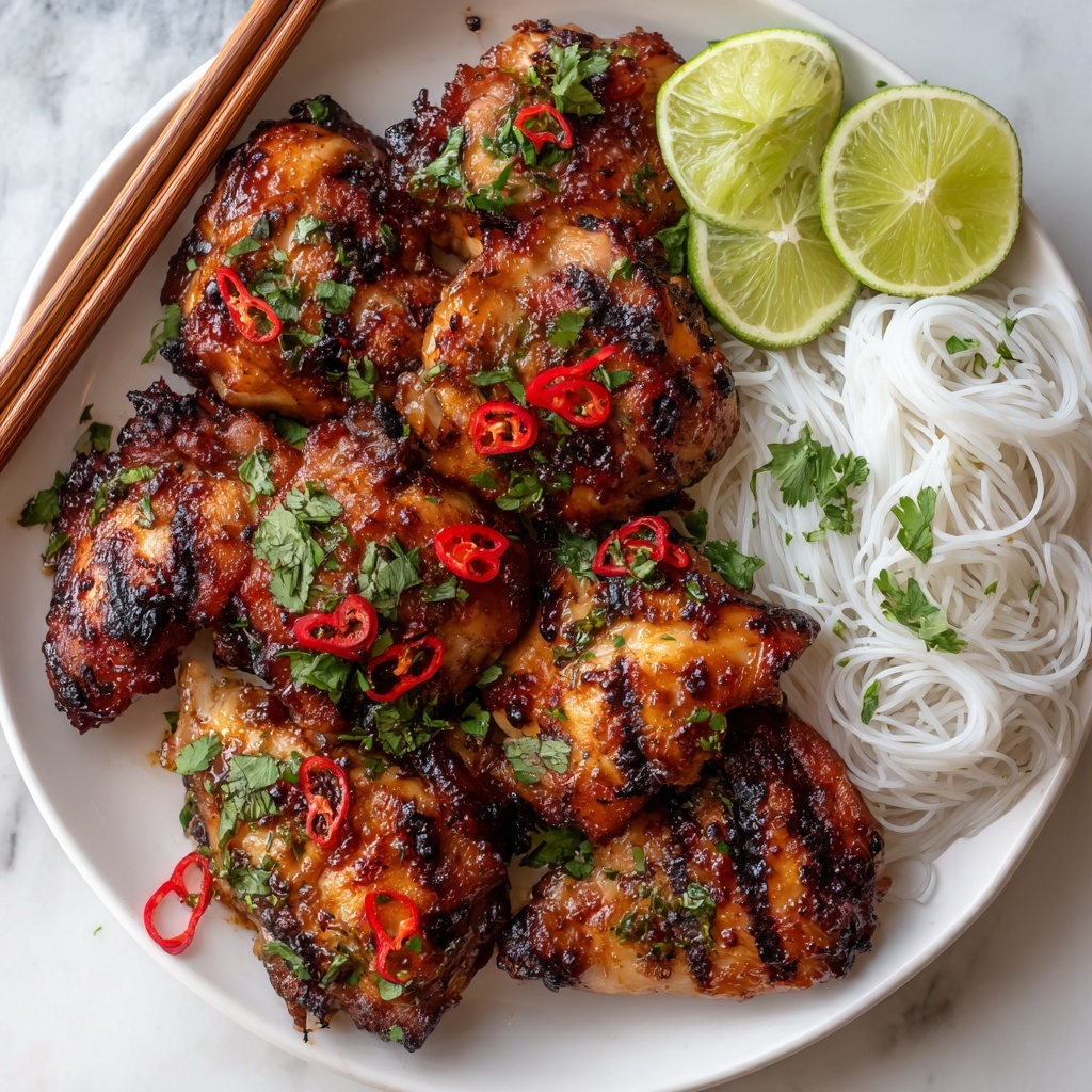 Grilled Vietnamese Lemongrass Chicken Recipe - Recipe Image