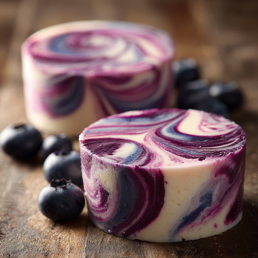 Blueberry Swirl Yogurt Bites Recipe - Recipe Image