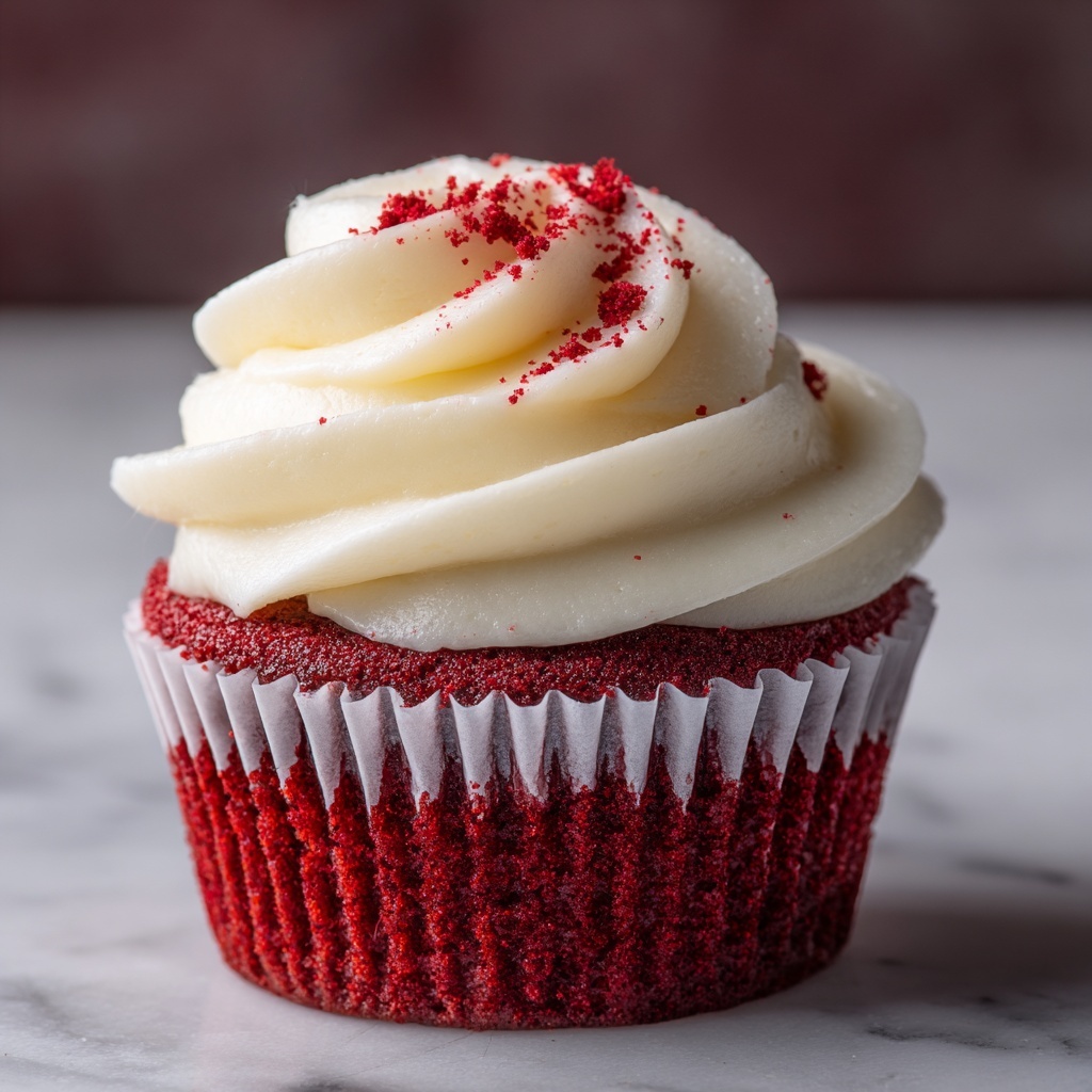 Red Velvet Cookie Cups with Cream Cheese Frosting Recipe - Recipe Image