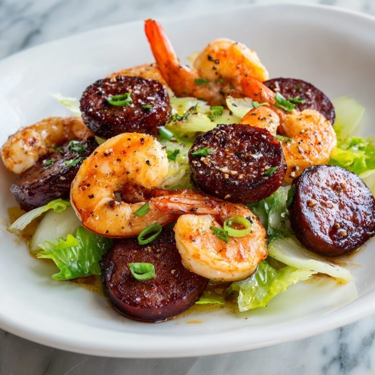 Fried Cabbage with Shrimp & Sausage Recipe
