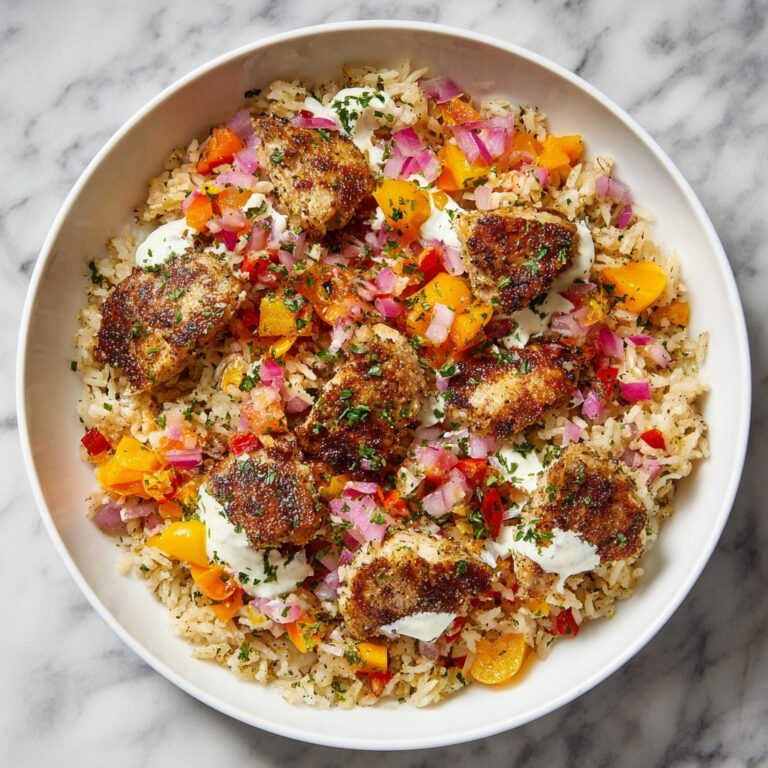 Juicy Chicken Shawarma Crispy Rice Salad Recipe