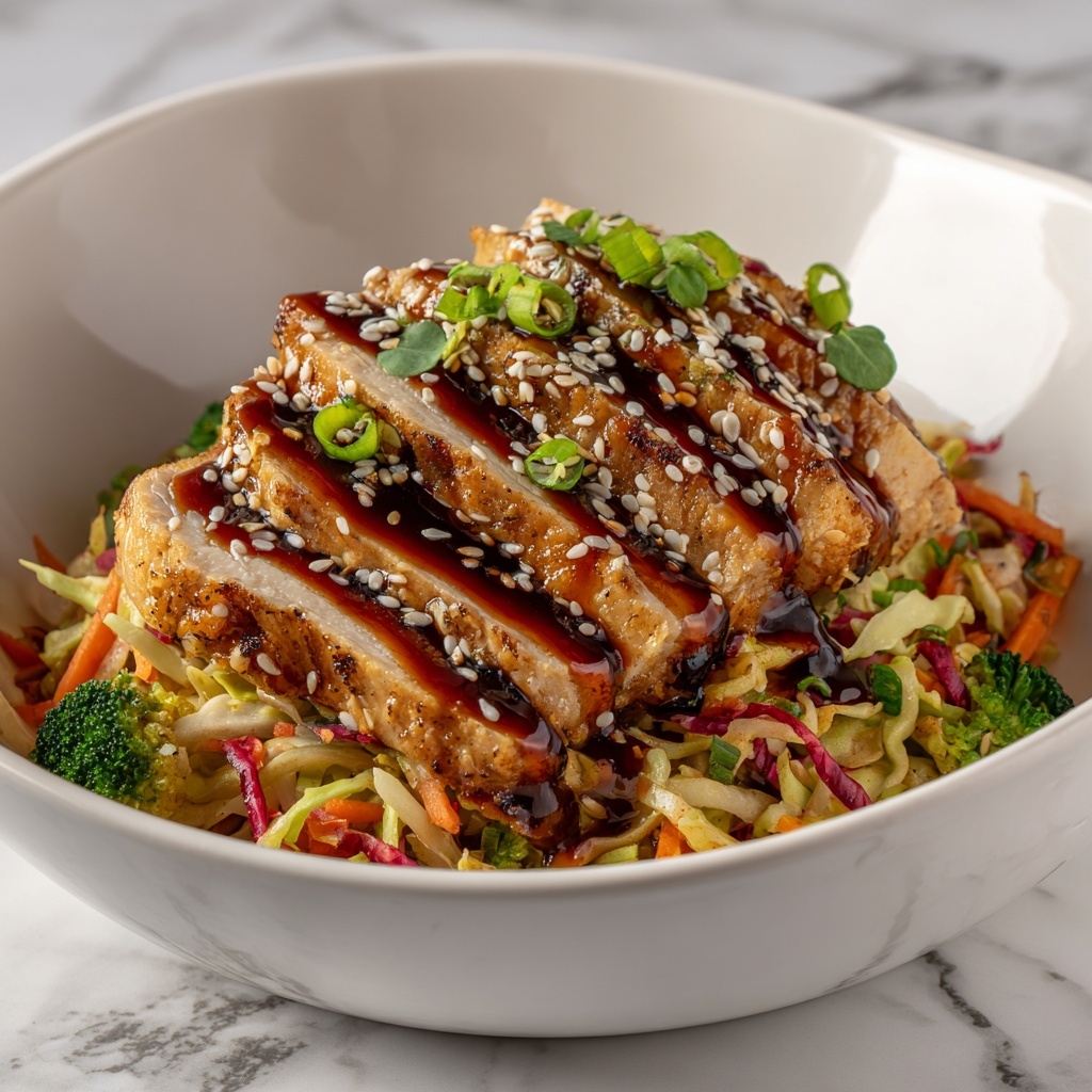 Sesame Chicken Cabbage Crunch Salad: An Amazing Ultimate Dinner Idea Recipe - Recipe Image