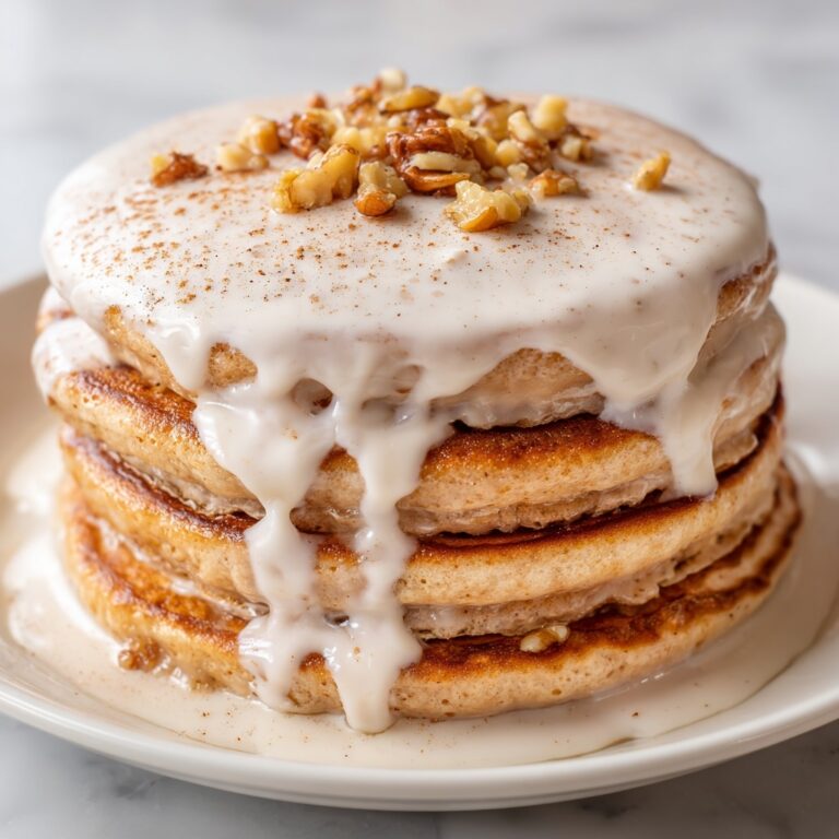 Cinnamon Roll Stuffed Pancakes Recipe