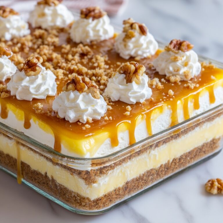 Caramel Apple Éclair Cake Recipe