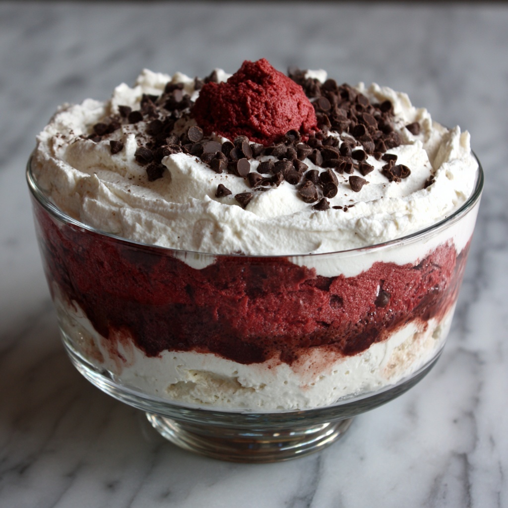 The Best Edible Red Velvet Cookie Dough Recipe - Recipe Image