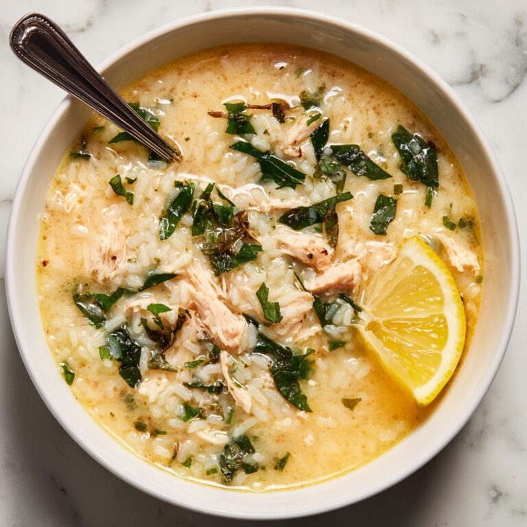 Lemony Turkey Rice Soup Recipe