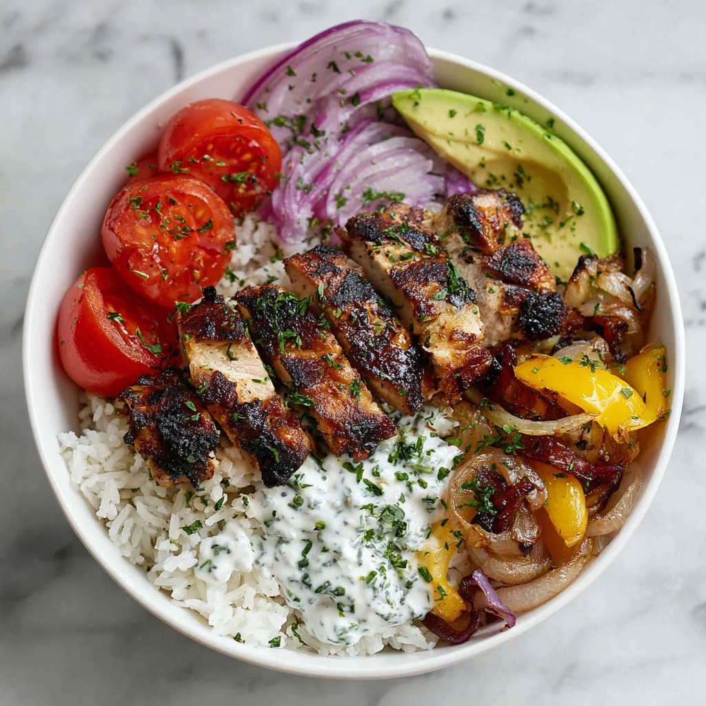 Chicken Tzatziki Rice Bowls Recipe - Recipe Image