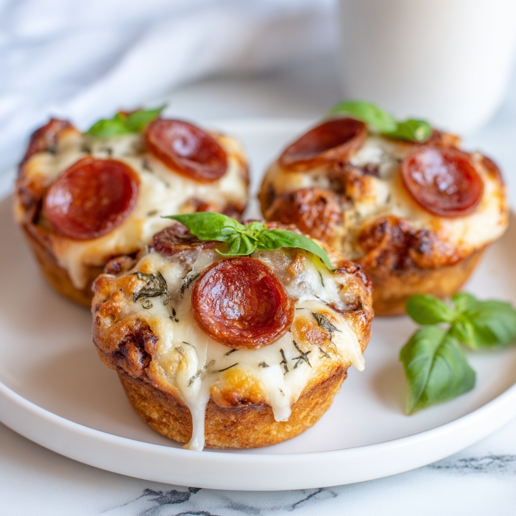 Deep Dish Pizza Cupcakes Recipe - Recipe Image