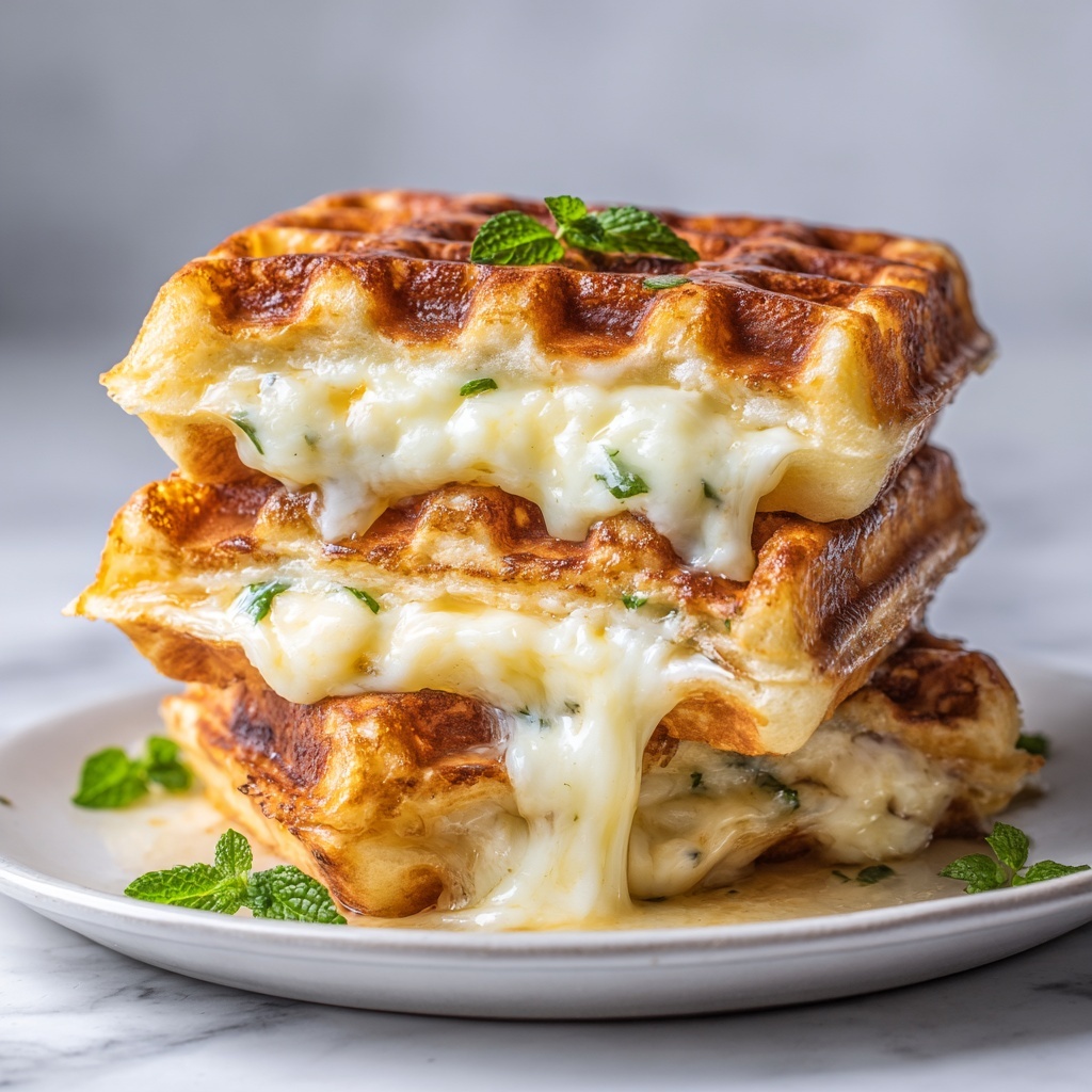Grilled Cheese Chaffles Recipe - Recipe Image