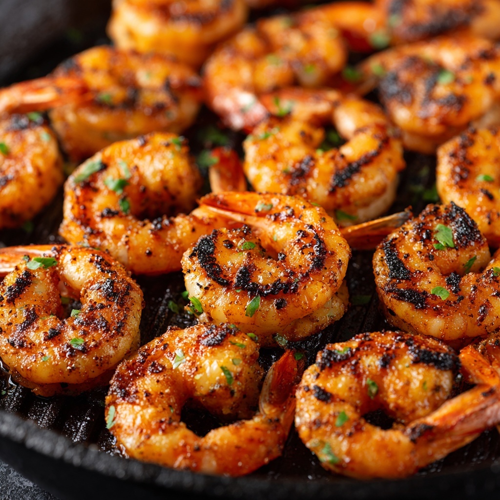 Cajun Garlic Tiger Prawns: An Incredible Amazing Seafood Sensation Recipe - Recipe Image