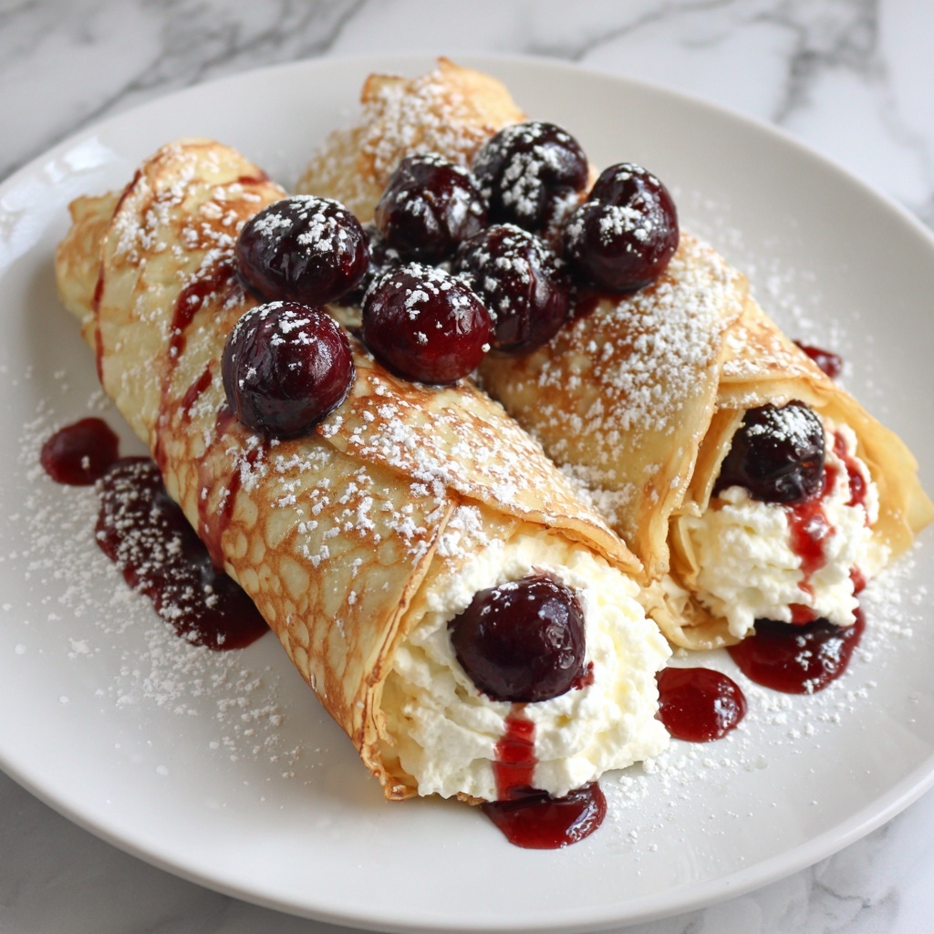 Cherry Cheesecake Chimichangas Recipe - Recipe Image