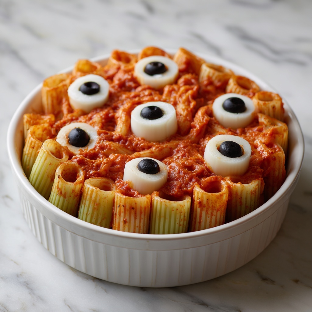 Eyeball Pasta Recipe - Recipe Image