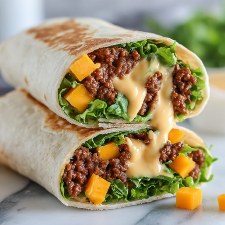 Homemade Big Mac Wraps Recipe