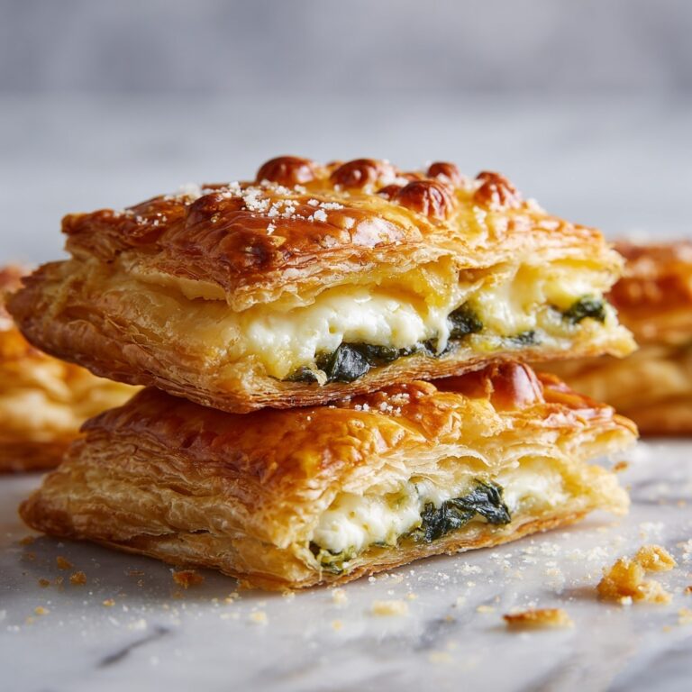 Spinach and Feta Puff Pastry Pie Recipe