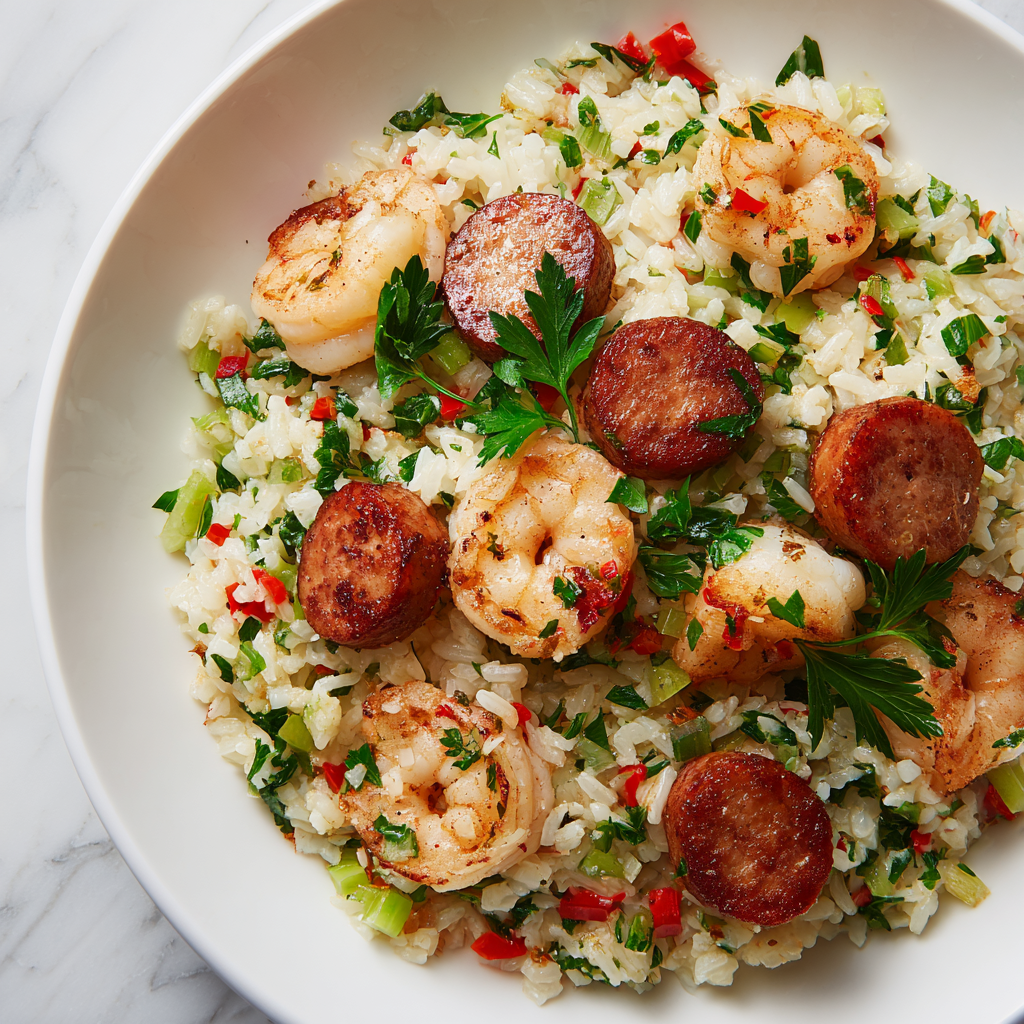 Jambalaya Foil Packets Recipe - Recipe Image