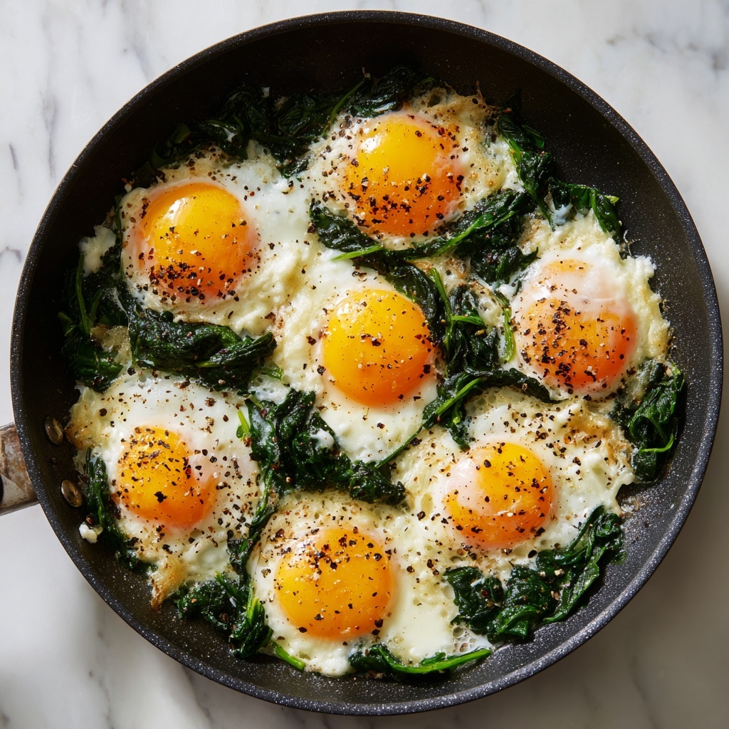Baked Eggs Florentine Recipe - Recipe Image