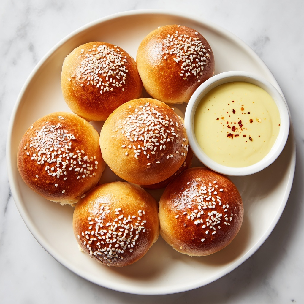 Pretzel Bites with Cheddar Cheese Sauce Recipe - Recipe Image