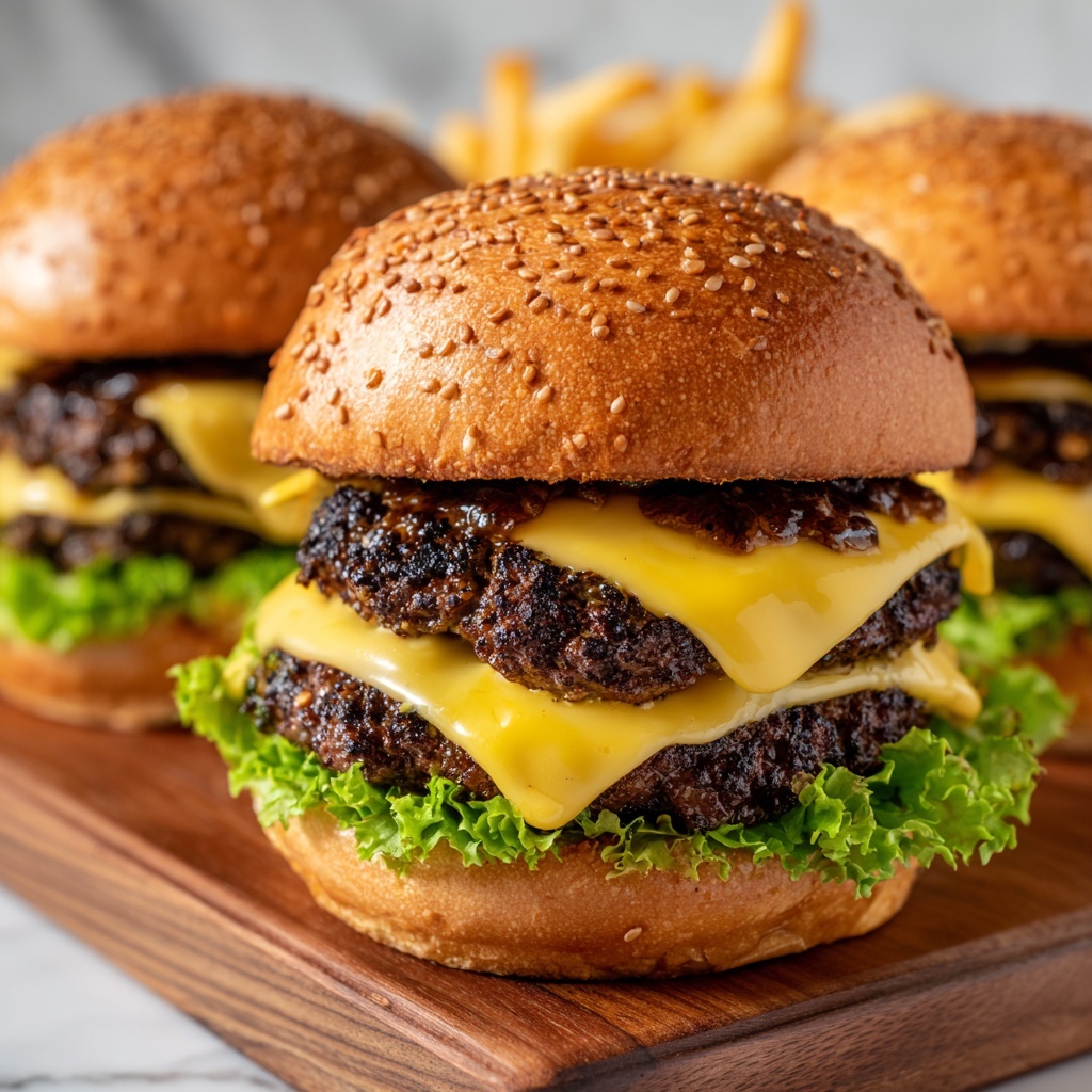 Teriyaki Parmesan Burgers Recipe - Recipe Image