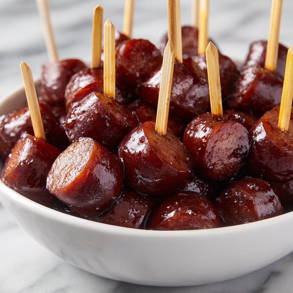 BBQ Smoked Sausage with Charred Peppers and Onions Recipe - Recipe Image