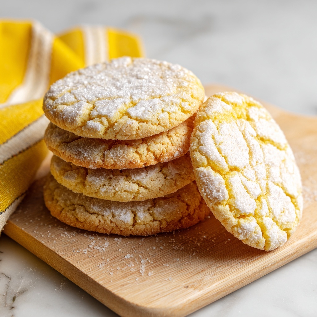 Lemon Cookies from Cake Mix Recipe - Recipe Image