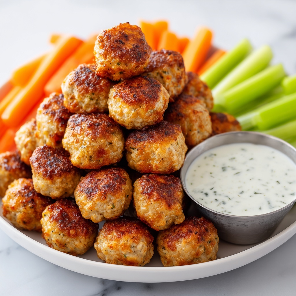 Air Fryer BBQ Chicken Poppers Recipe - Recipe Image