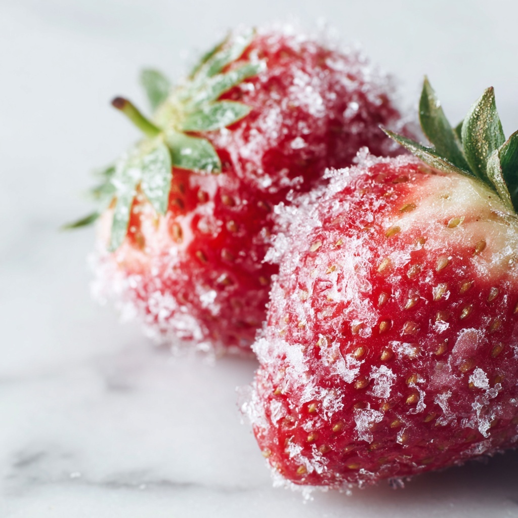 Rock Candy Sugar-Coated Strawberries Recipe - Recipe Image