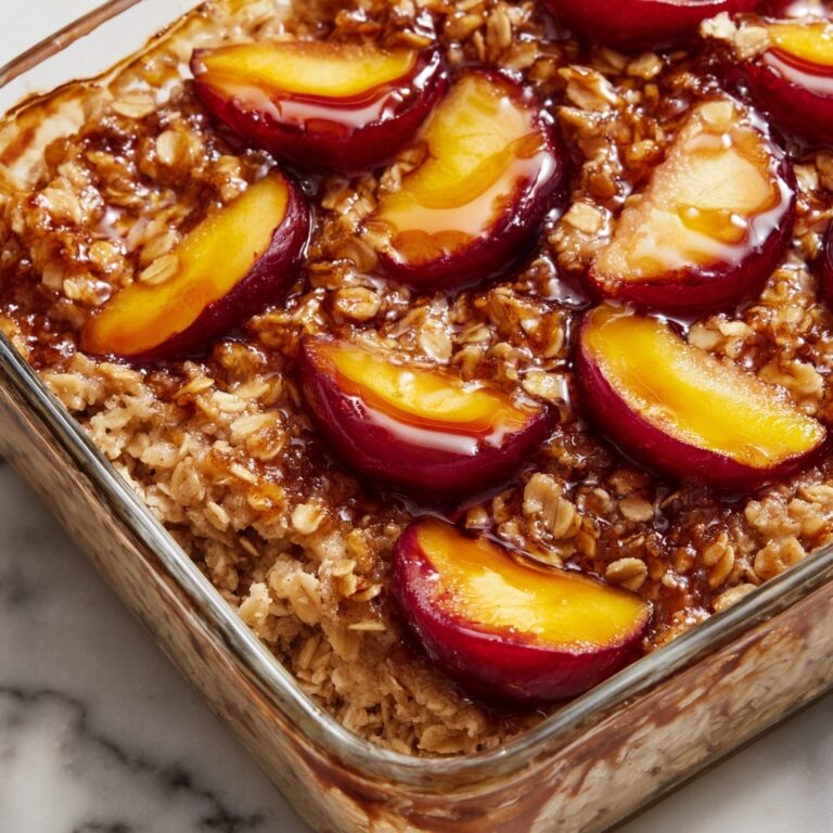 Caramel Apple Oatmeal Bake Recipe