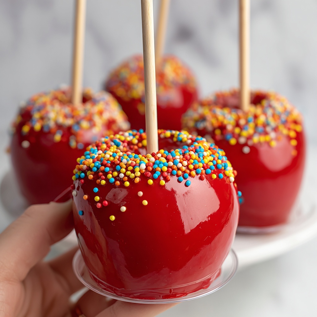 Jolly Rancher Candy Apples Recipe - Recipe Image