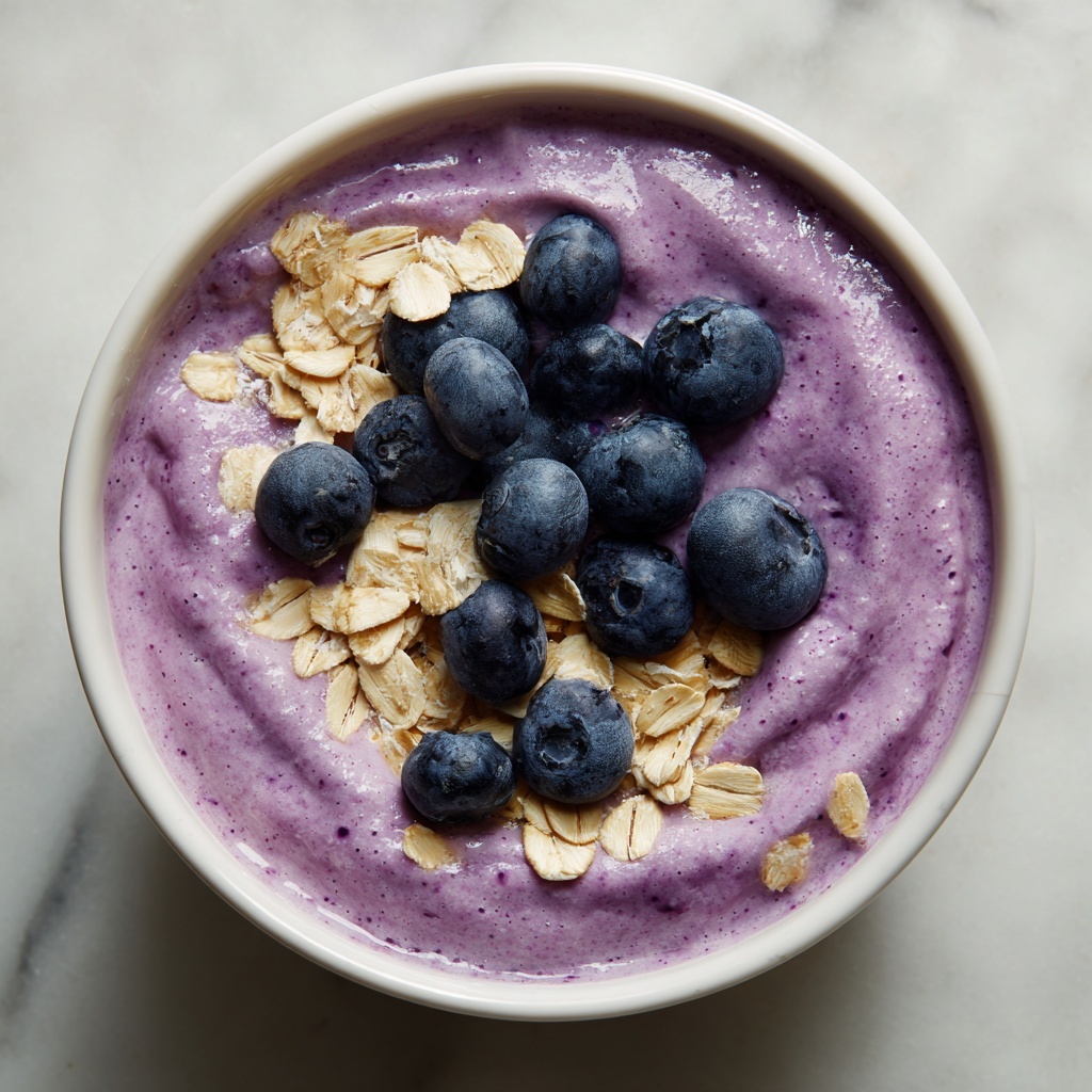 Blueberry Overnight Oatmeal Recipe - Recipe Image