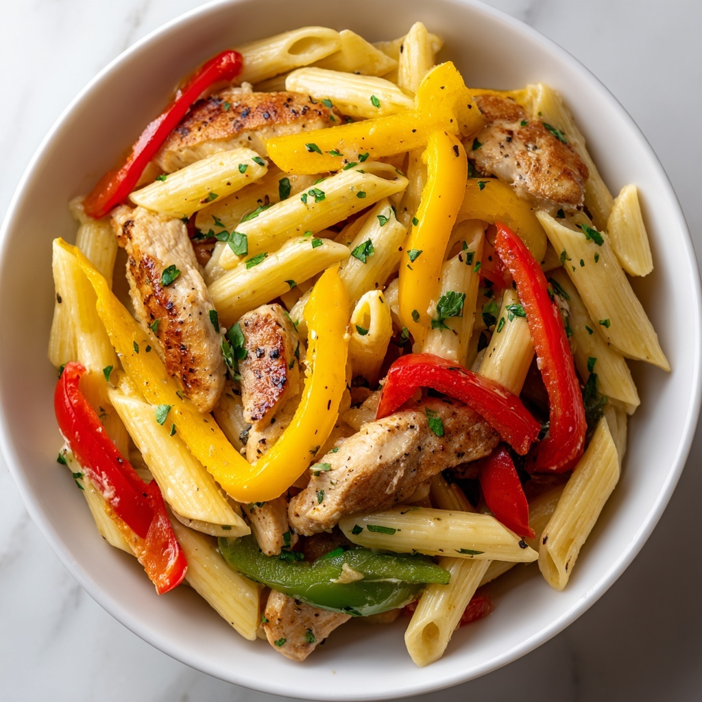 Creamy Rasta Pasta Recipe - Recipe Image