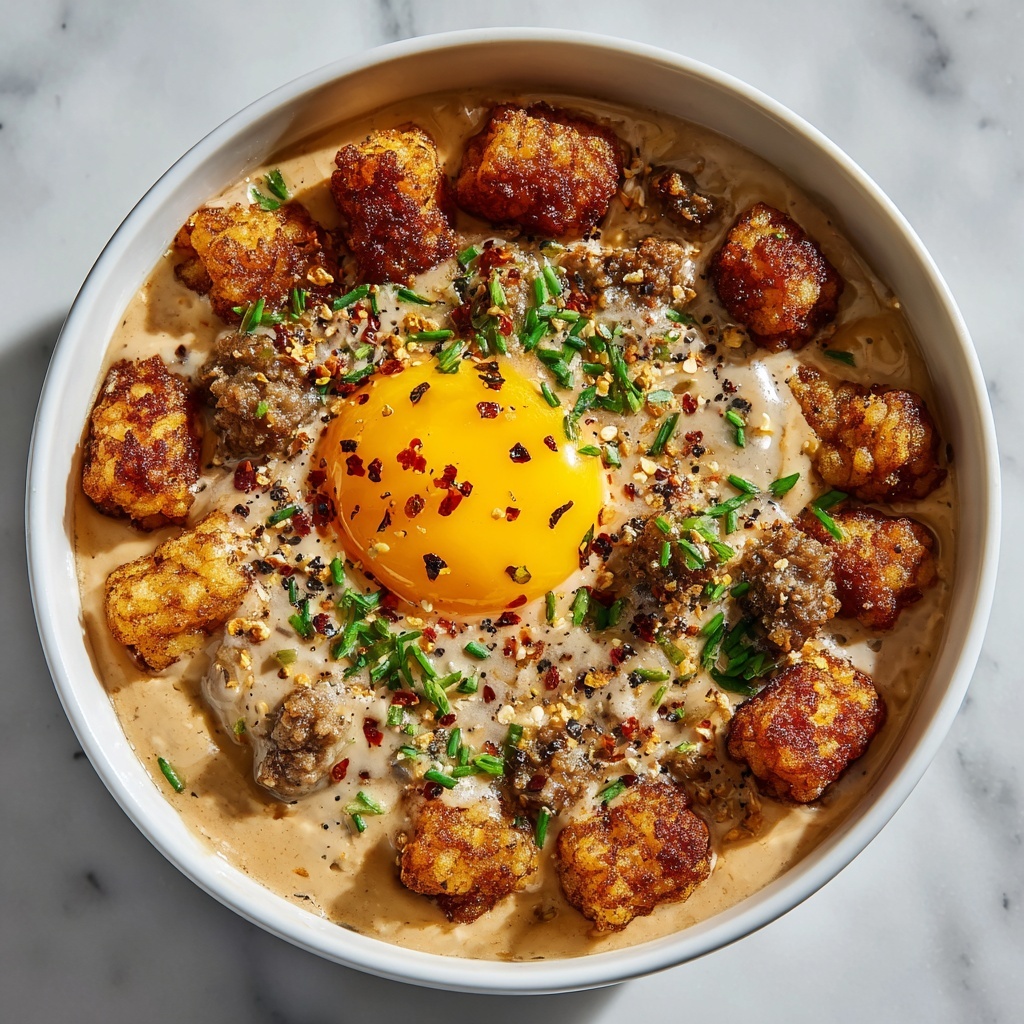Tater Tot Breakfast Bowl: The Ultimate Comfort Food Recipe - Recipe Image