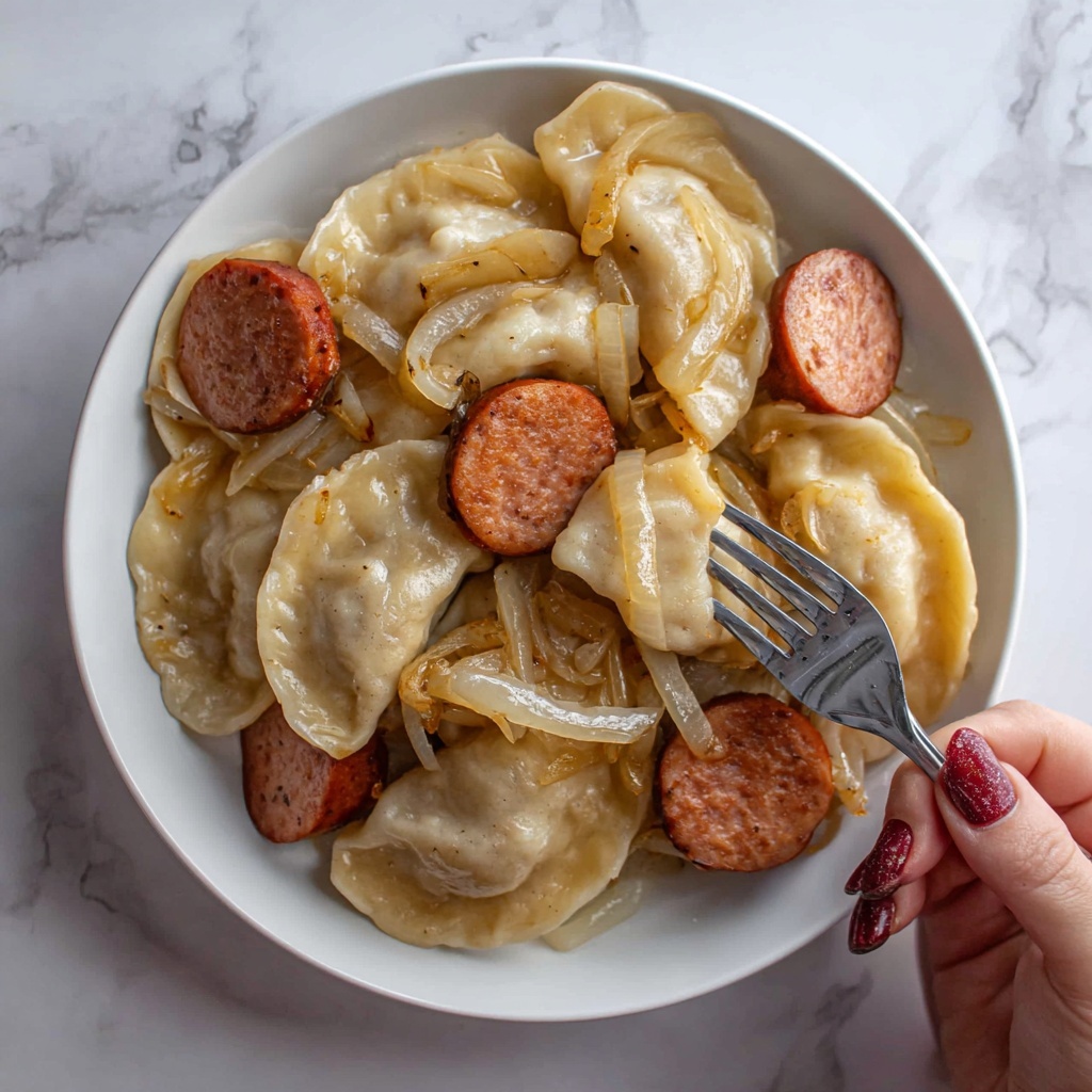 Pierogies and Kielbasa Skillet Dinner Recipe - Recipe Image