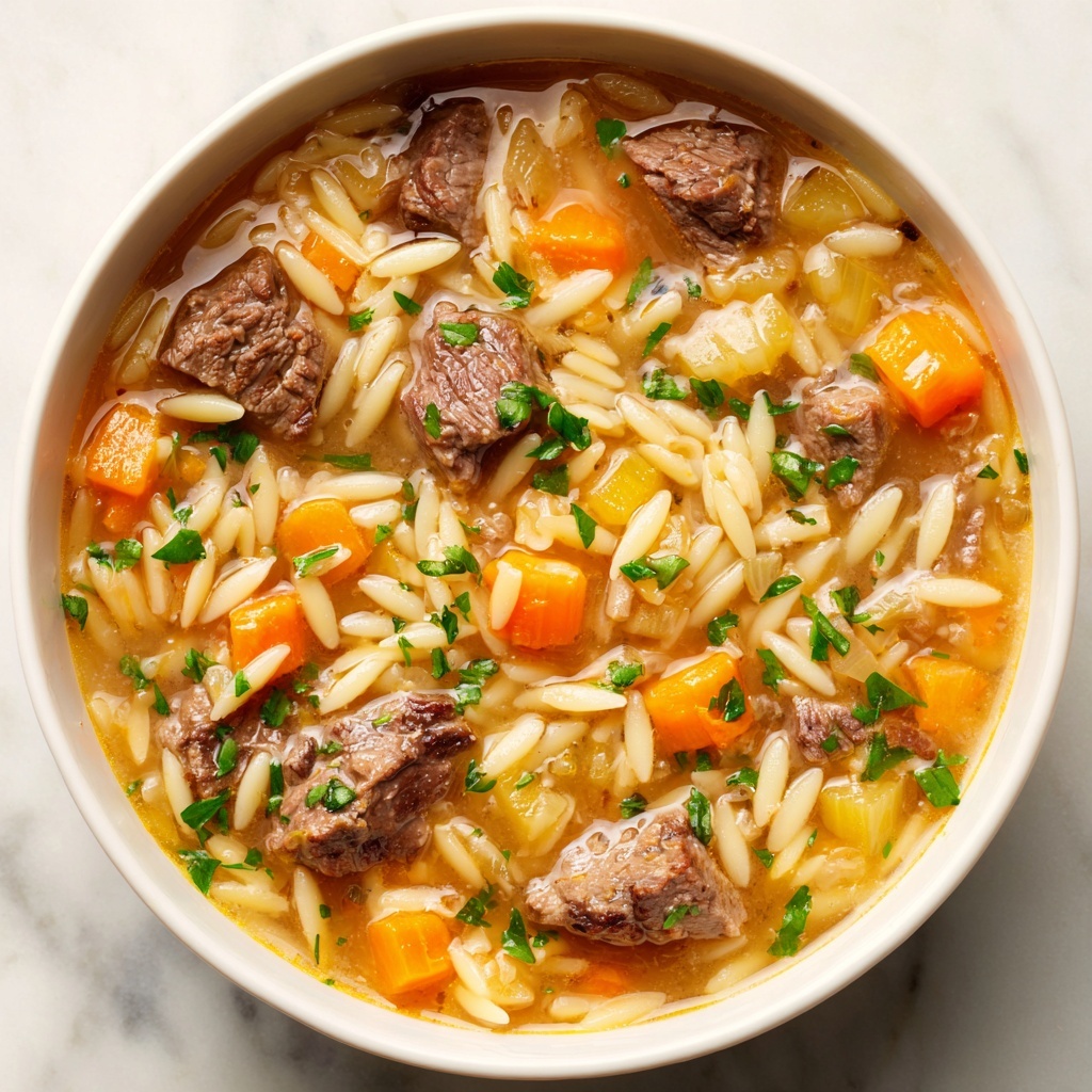 Marry Me Sausage Orzo Soup Recipe - Recipe Image