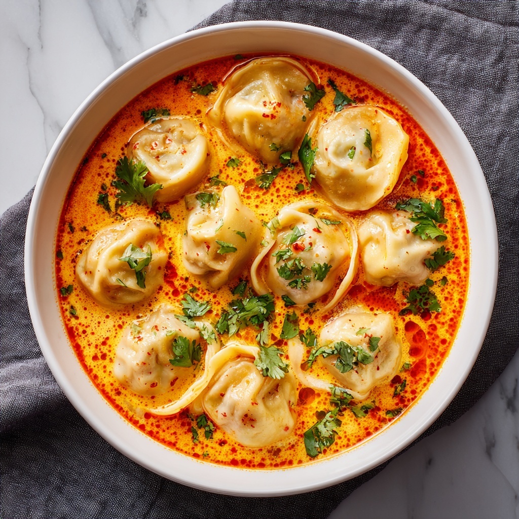 Thai Red Curry Dumpling Soup Recipe - Recipe Image