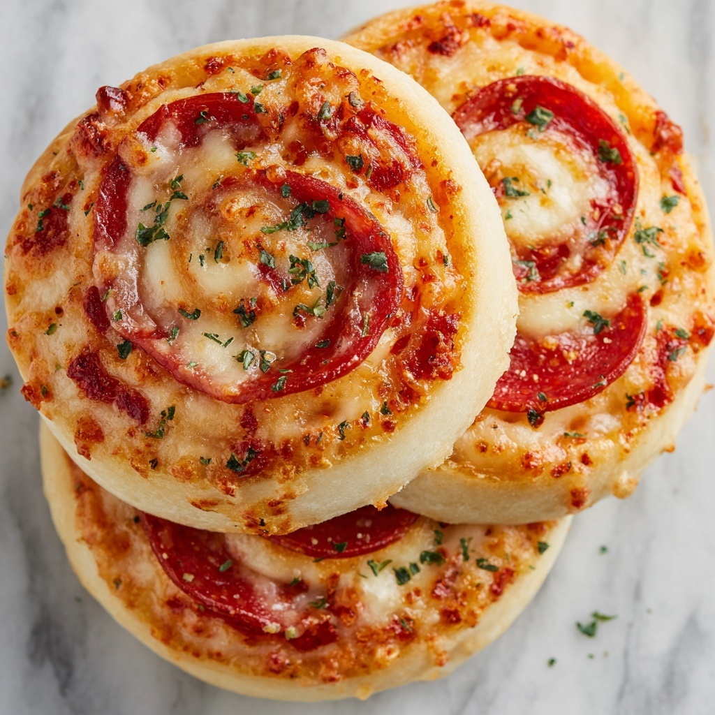 Cheesy Supreme Pizza Rolls Recipe - Recipe Image