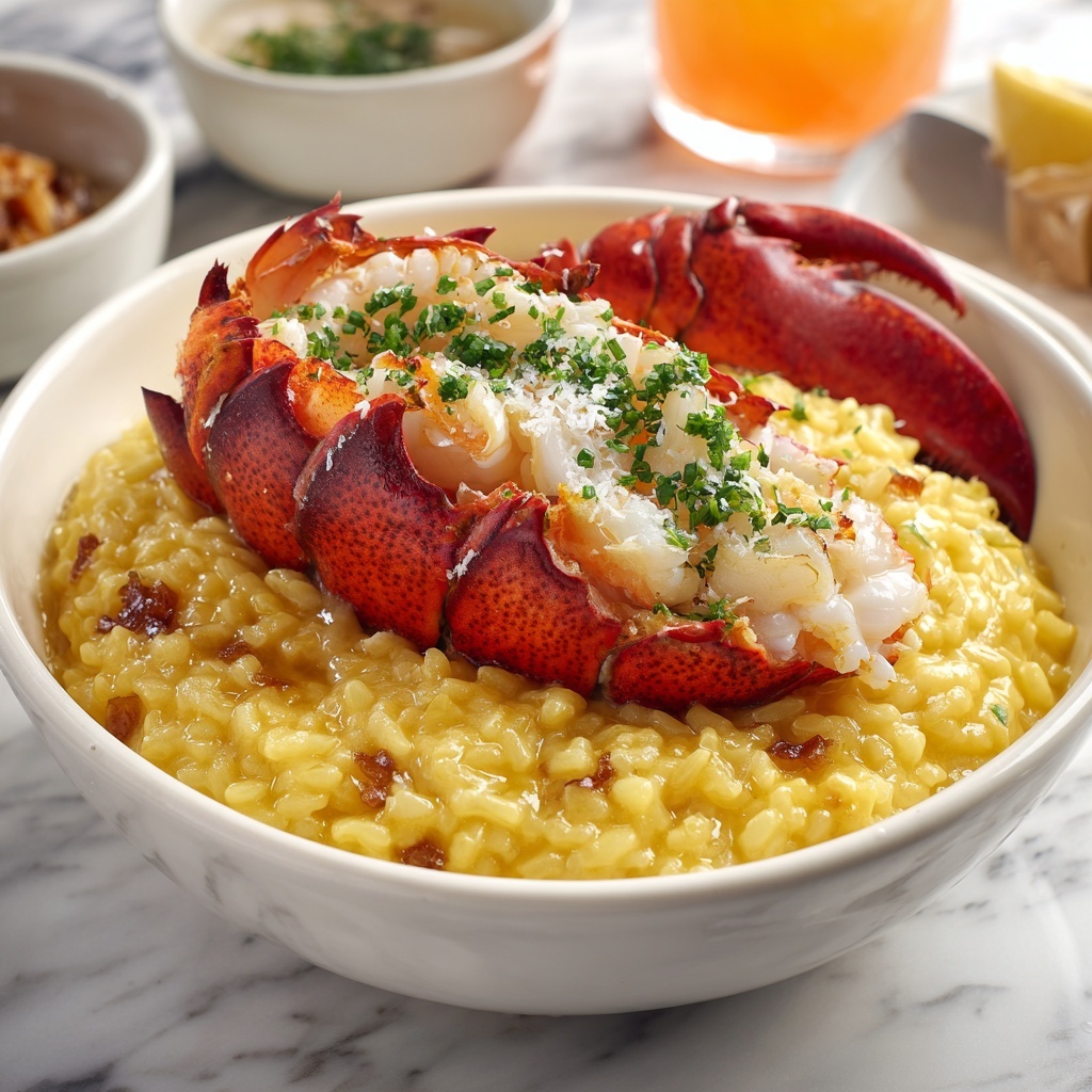 Butter Poached Lobster Risotto Recipe - Recipe Image