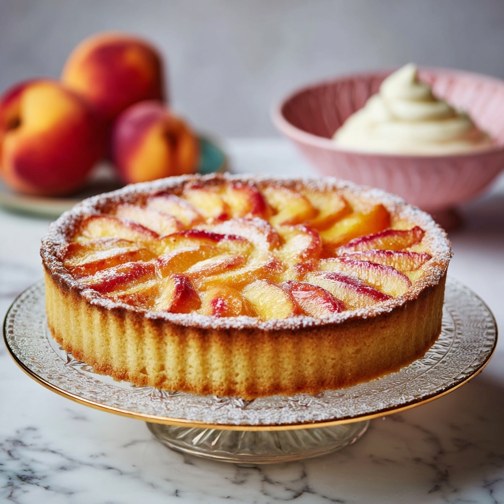 The Ultimate Peach Cake Recipe for Sweet, Juicy Bliss Recipe - Recipe Image