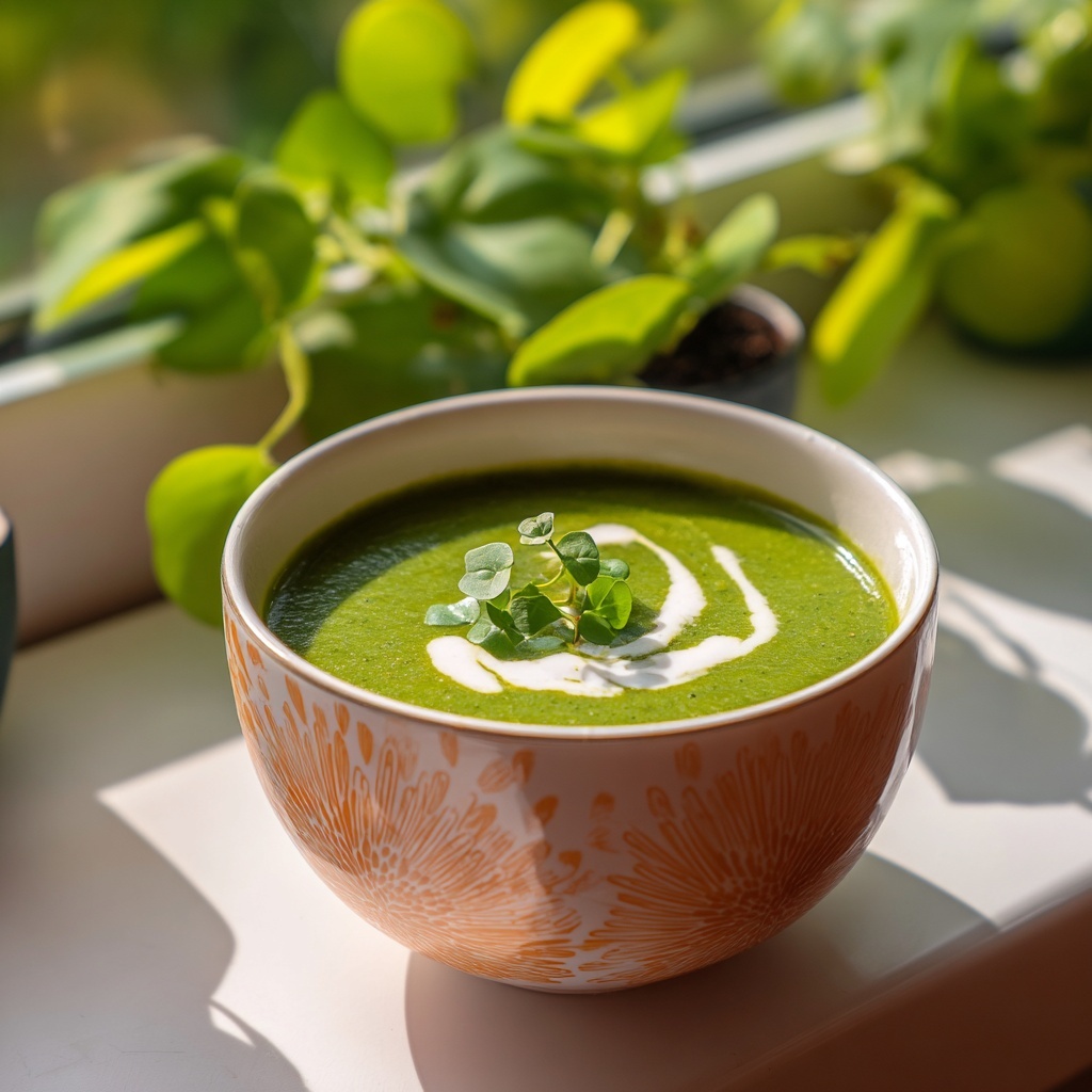 Spring Pea and Mint Soup Recipe - Recipe Image