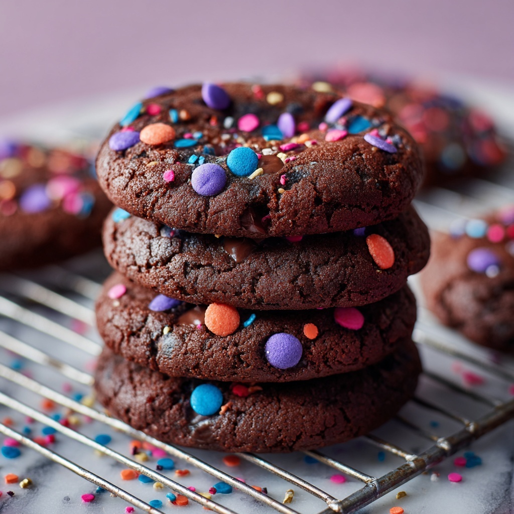 Cosmic Brownie Cookies Recipe - Recipe Image