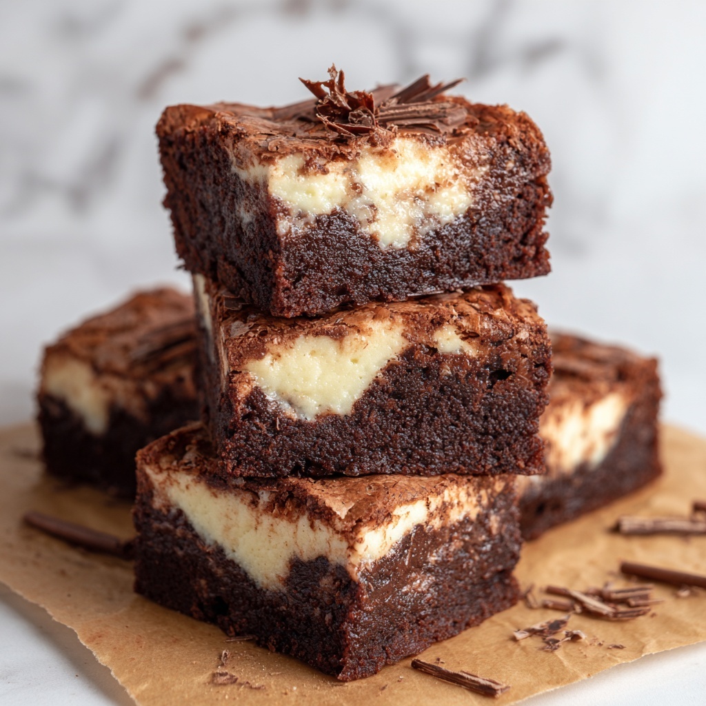 Chocolate Mousse Brownies Recipe - Recipe Image