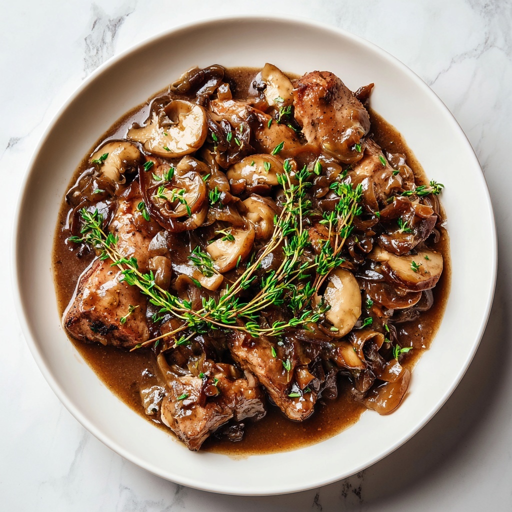 Classic French Beef Stew with Mushrooms Recipe - Recipe Image