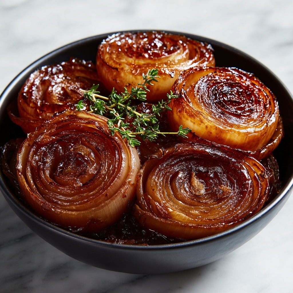 Crockpot Balsamic Glazed Caramelized Onions Recipe - Recipe Image