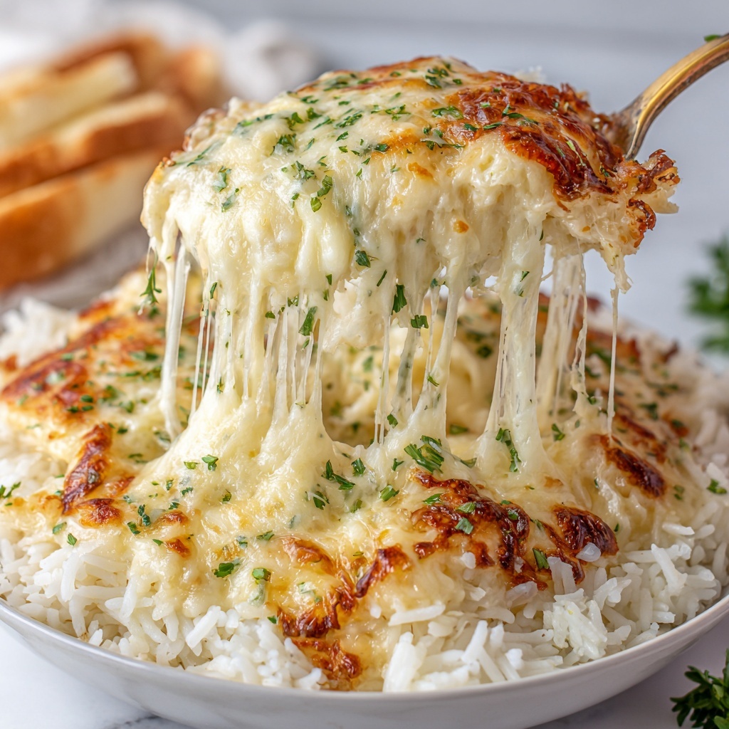 Creamy Smothered Chicken and Rice Recipe - Recipe Image