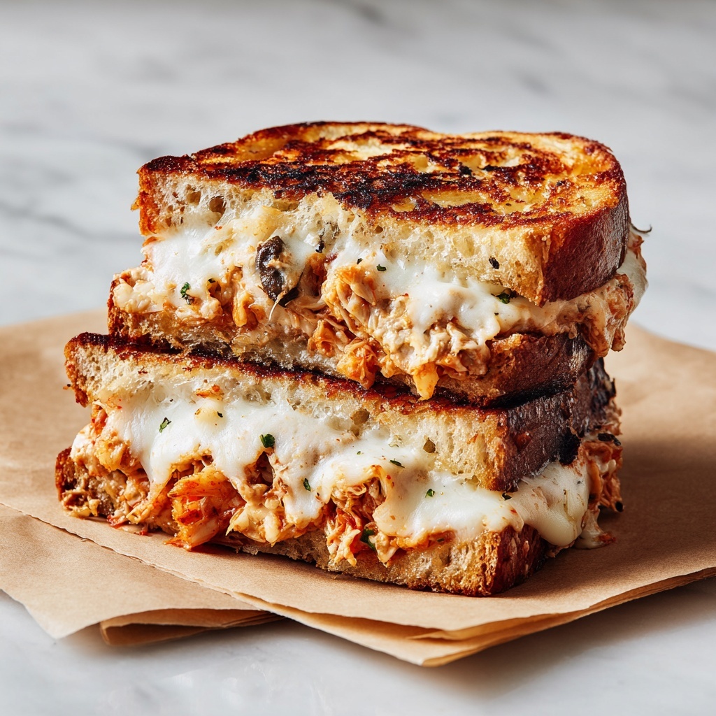 Kimchi Grilled Cheese Recipe - Recipe Image