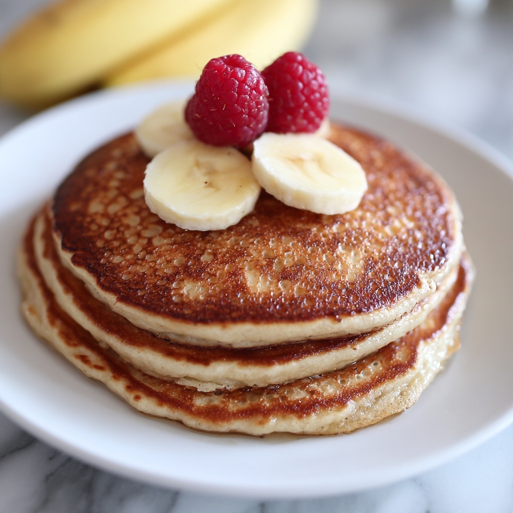 Banana Oat Pancakes Recipe - Recipe Image
