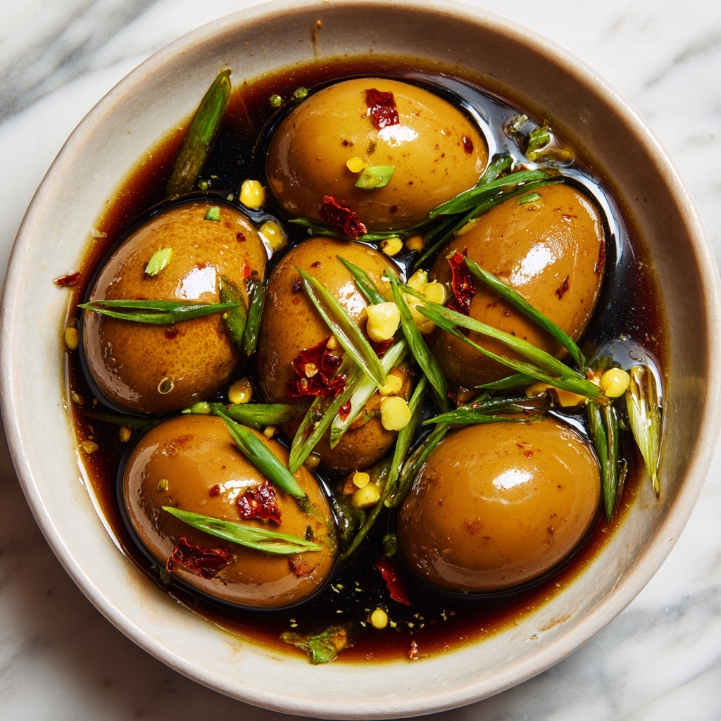 Korean Marinated Eggs – Mayak Gyeran: An Incredible Savory Snack Recipe - Recipe Image