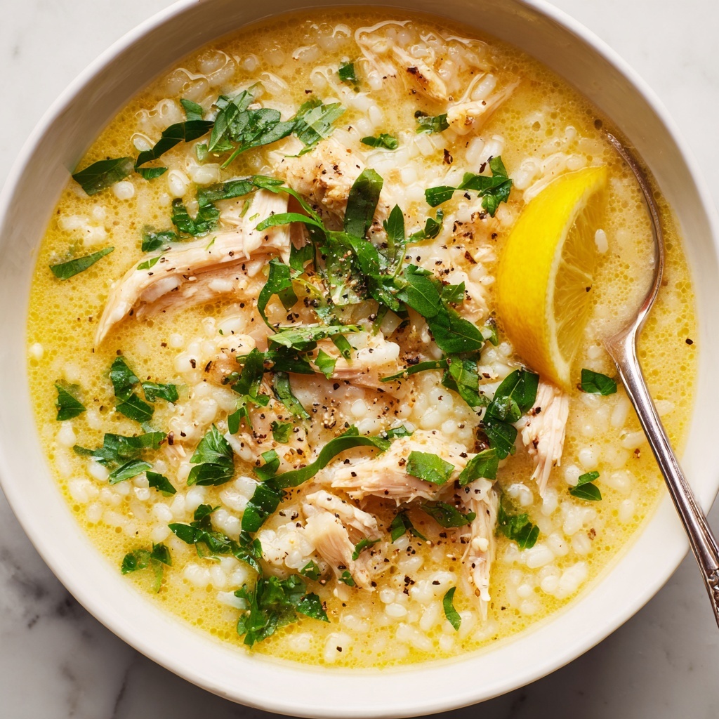 Lemony Turkey Rice Soup Recipe - Recipe Image