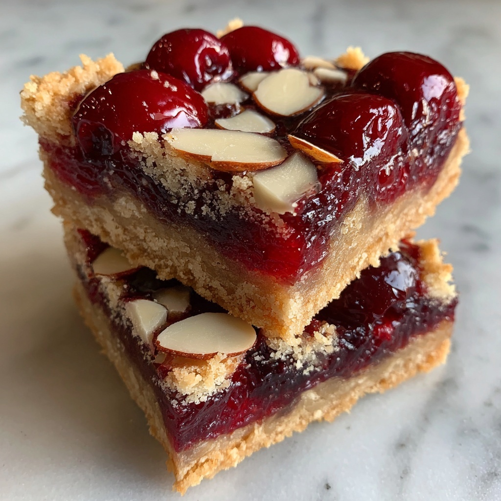 Christmas Cherry Bars Recipe - Recipe Image