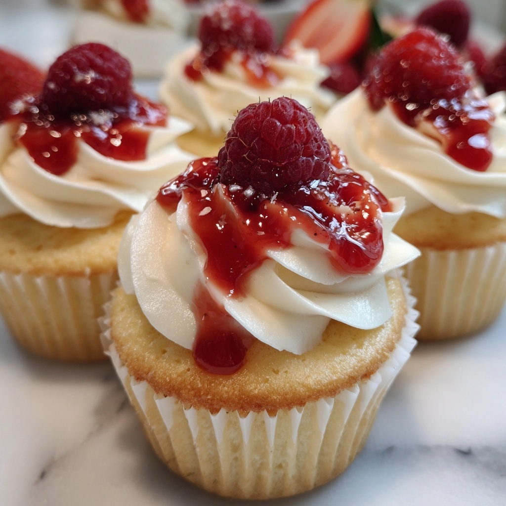 Strawberry Cheesecake Cupcakes Recipe - Recipe Image