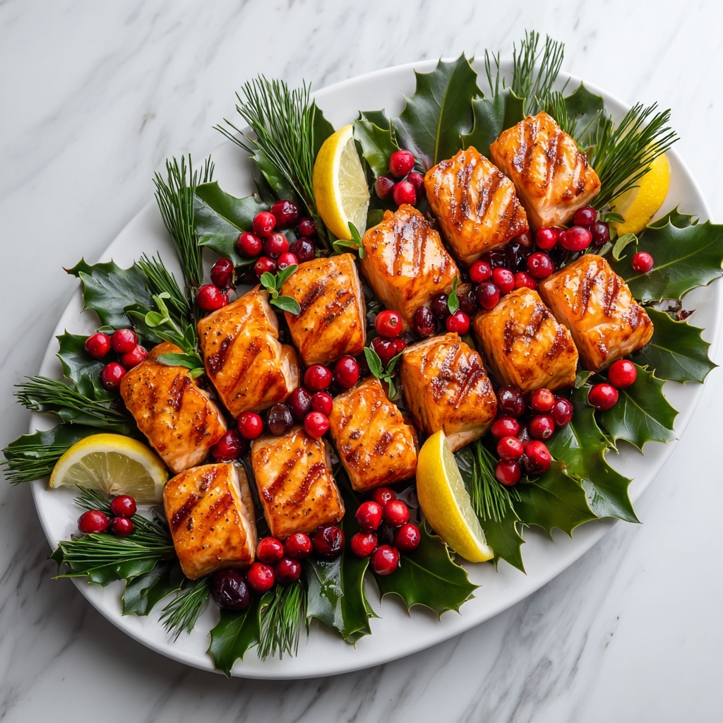 Christmas Salmon with Honey Dijon Glaze Recipe - Recipe Image